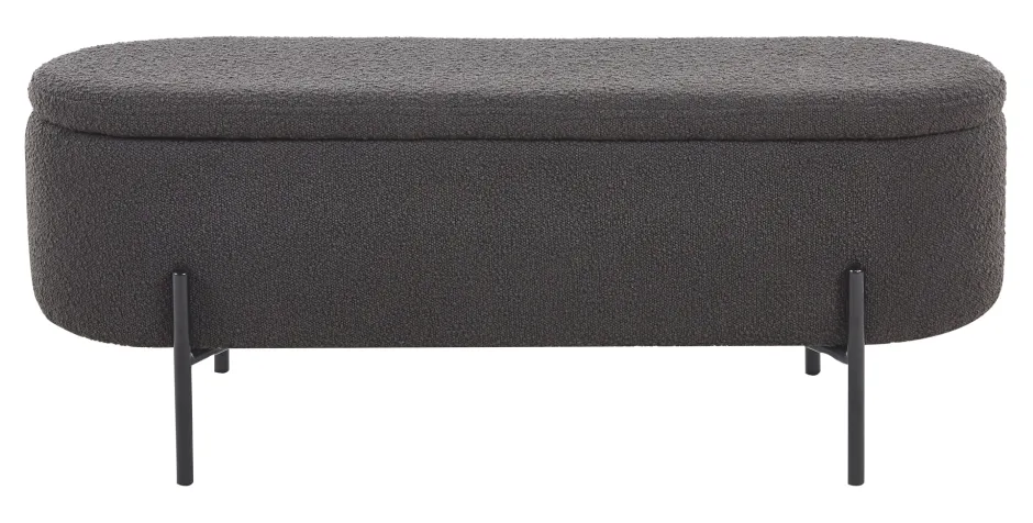 Artistiq Living Bankje Clent Bouclé, 110cm* Halbanken
