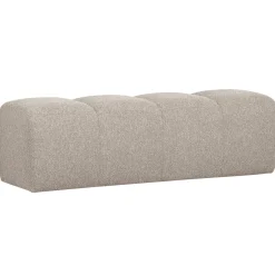 WOOOD Bankje Mojo Bouclé, 160cm, kleur Melange* Halbanken|Eetkamerbanken