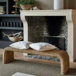 Rivièra Maison Bankje Santos Rattan, 160cm* Halbanken|Eetkamerbanken
