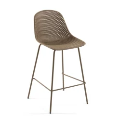 Kave Home Barkruk Quinby (zithoogte 75cm)* Barkrukken|Barkruk Met Rugleuning