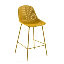 Kave Home Barkruk Quinby (zithoogte 75cm)* Barkrukken|Barkruk Met Rugleuning