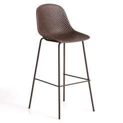 Kave Home Barkruk Quinby (zithoogte 75cm)* Barkrukken|Barkruk Met Rugleuning