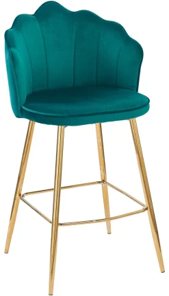 Artistiq Living Barkruk Alexander Velvet (zithoogte 68cm)* Barkruk Met Rugleuning