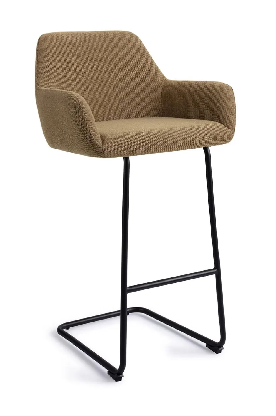 Jesper Home Barkruk Hiroo Arch Black (zithoogte 76cm)* Barkruk Met Rugleuning