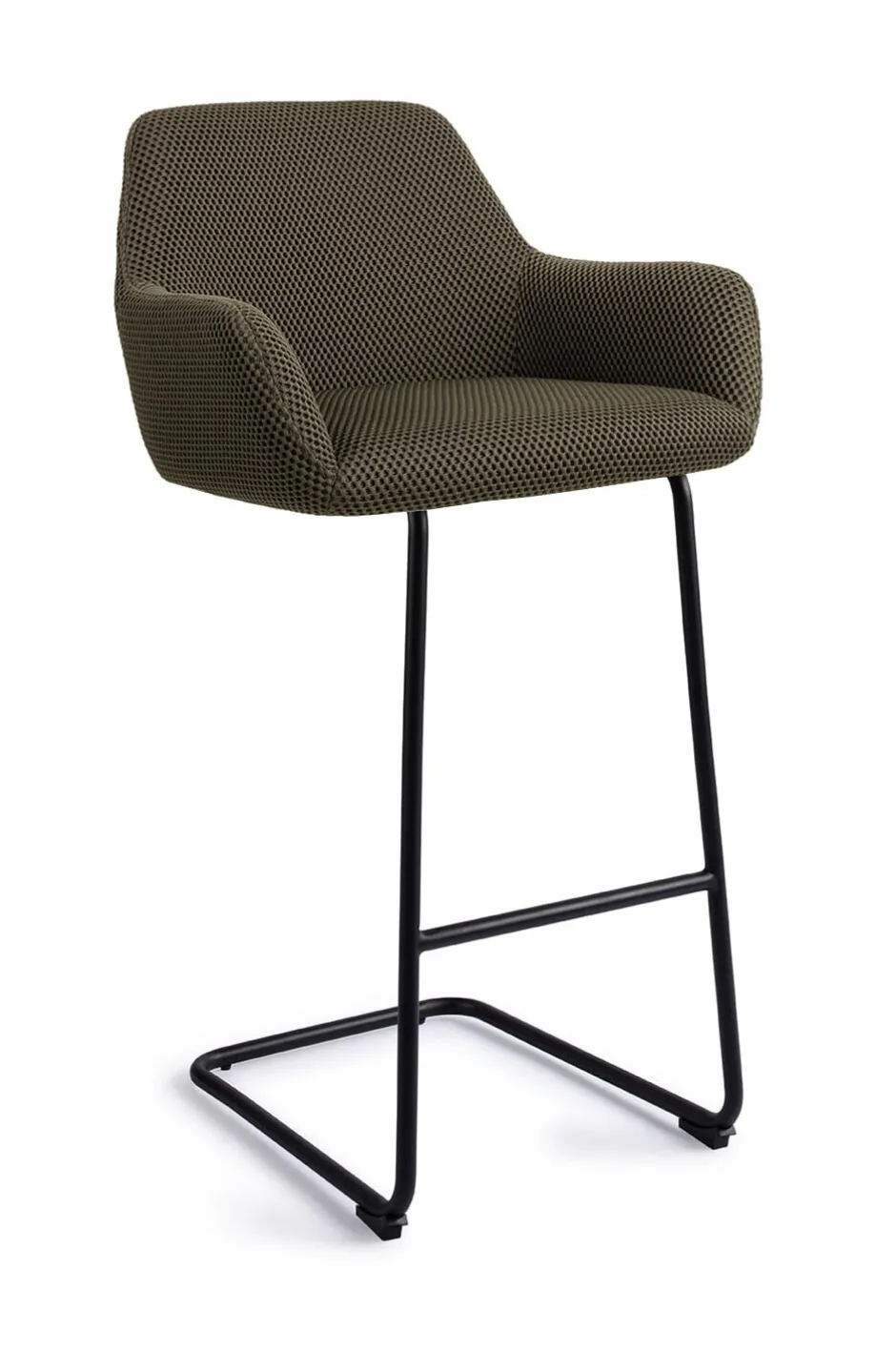 Jesper Home Barkruk Hiroo Arch Black (zithoogte 76cm)* Barkruk Met Rugleuning