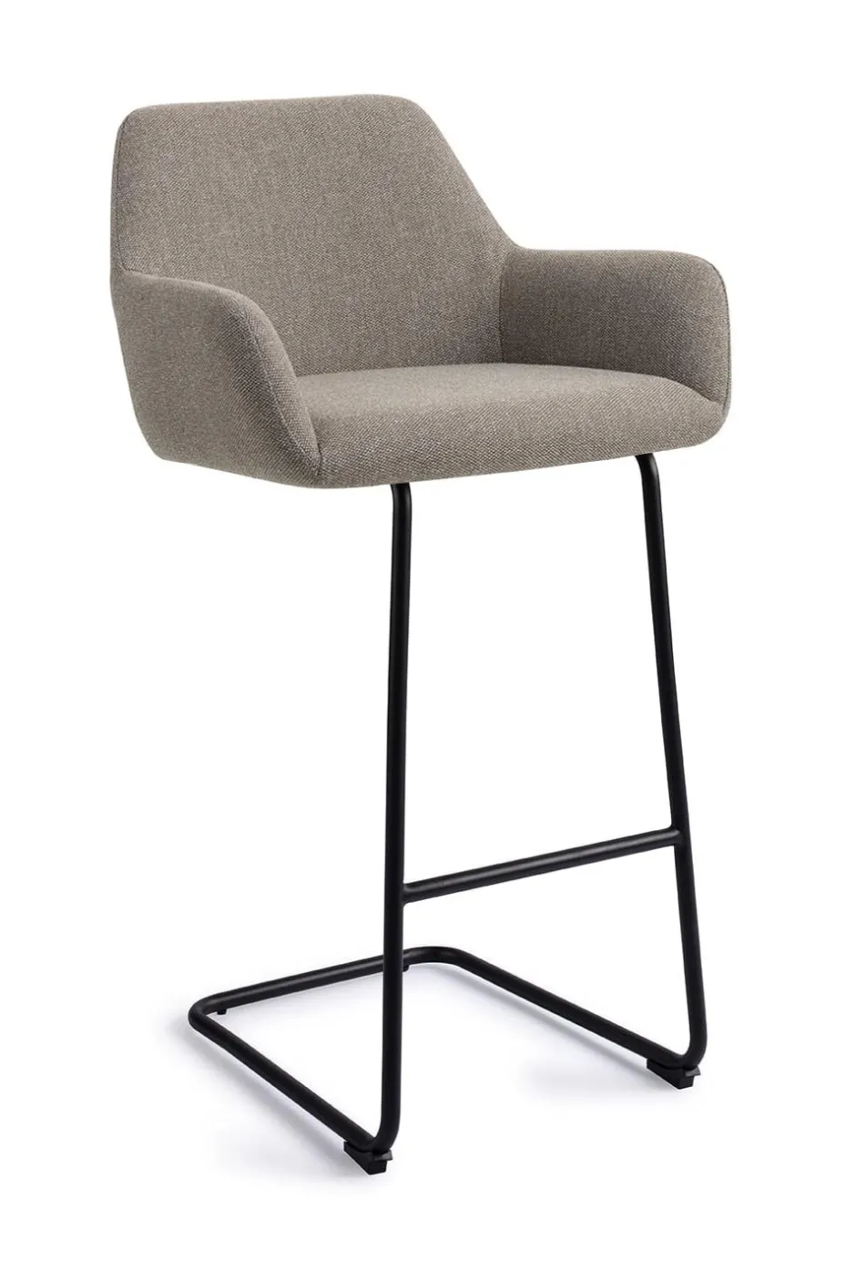 Jesper Home Barkruk Hiroo Arch Black (zithoogte 76cm)* Barkruk Met Rugleuning