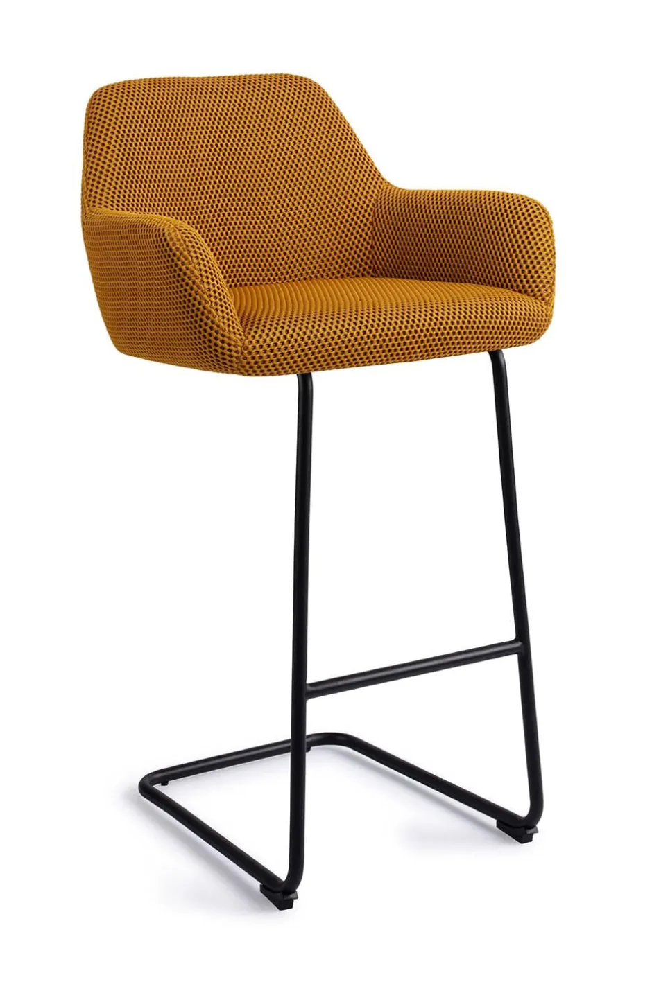 Jesper Home Barkruk Hiroo Arch Black (zithoogte 76cm)* Barkruk Met Rugleuning
