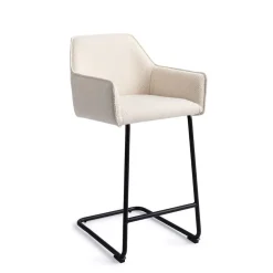 Jesper Home Barkruk Hofu Arch Black (zithoogte 65cm)* Barkruk Met Rugleuning