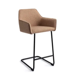 Jesper Home Barkruk Hofu Arch Black (zithoogte 65cm)* Barkruk Met Rugleuning