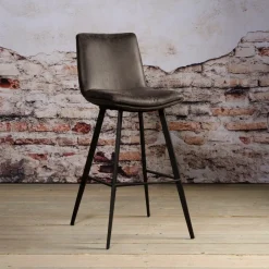 Tower Living Barkruk Pamplona (zithoogte 75cm)* Barkruk Met Rugleuning|Barkruk Leer / Kunstleer