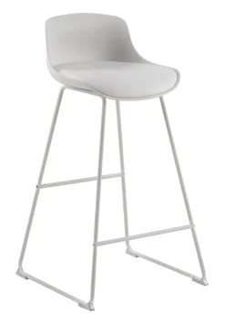 Bendt Barkruk Pelle Kunststof, kleur (zithoogte 76cm)* Barkruk Met Rugleuning