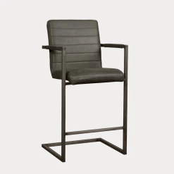 Tower Living Barkruk Rocca (zithoogte 69cm)* Barkruk Met Rugleuning|Barkruk Leer / Kunstleer