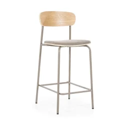 By-Boo Barkruk Skola (zithoogte 67cm)* Barkruk Met Rugleuning