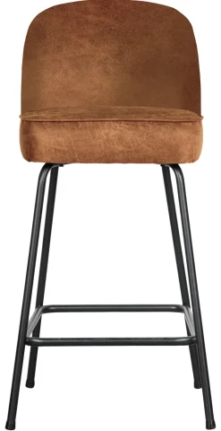 WOOOD Barkruk Vogue (zithoogte 65cm) Leder* Barkruk Met Rugleuning|Barkruk Leer / Kunstleer