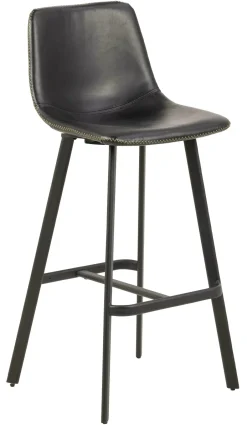 Bendt Barkruk Xanthe PU (zithoogte 76.5cm)* Barkruk Met Rugleuning|Barkruk Leer / Kunstleer