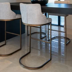 Richmond Interiors Barstoel Bolton, kleur (zithoogte 77cm)* Barkruk Met Rugleuning