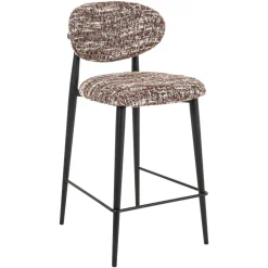 Richmond Interiors Barstoel Dantes Geweven stof, kleur* Barkruk Met Rugleuning