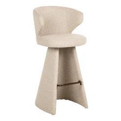 Richmond Interiors Barstoel Gatsbi Bouclé (zithoogte 75cm)* Barkruk Met Rugleuning