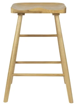 ZILT Barstoel Marky Eikenhout (zithoogte 64cm)* Barkruk Hout