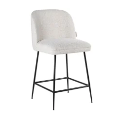 Richmond Interiors Barstoel Pullitzer Bouclé, kleur (zithoogte 69cm)* Barkruk Met Rugleuning