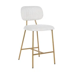 Richmond Interiors Barstoel Xenia Bouclé, kleur (zithoogte 66cm)* Barkruk Met Rugleuning