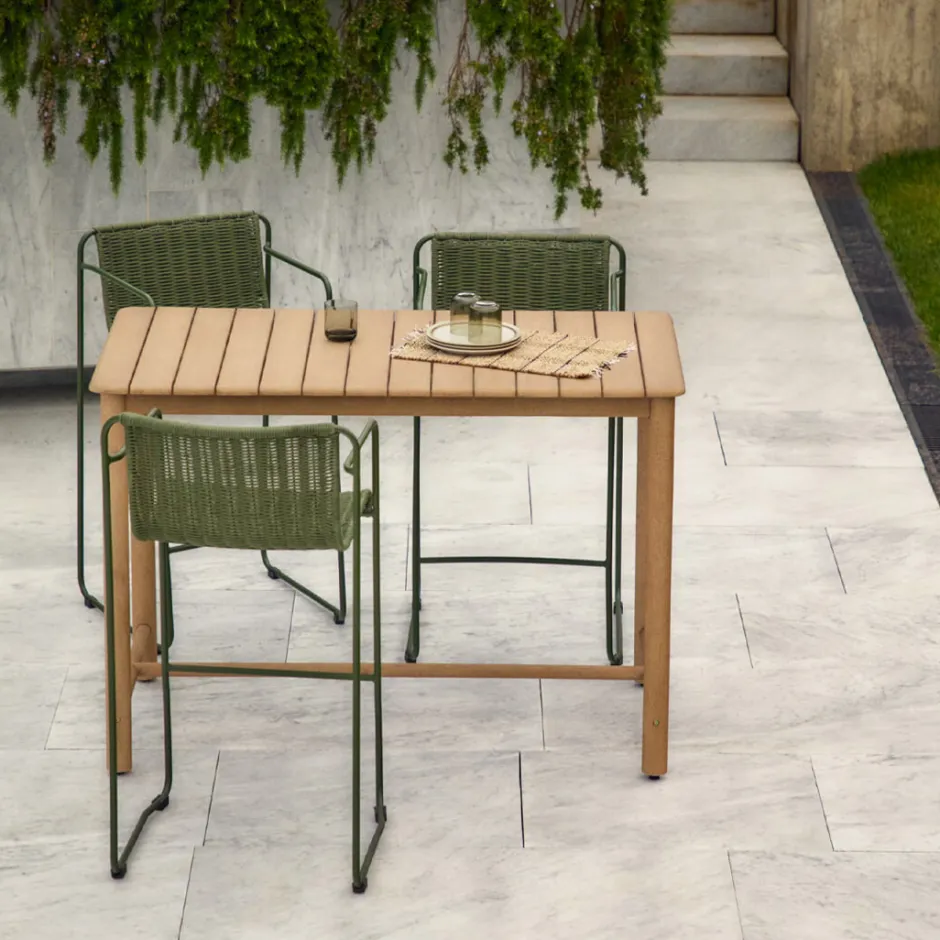 Kave Home Bartafel Sori Acaciahout, 138 x 78cm* Bartafels Voor In Je Tuin|Bartafels