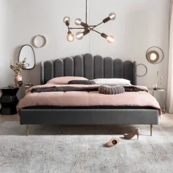 Artistiq Living Bed Harrell Velvet, 180 x 200cm* Bedden & Boxsprings