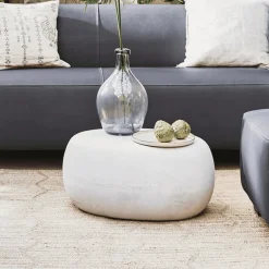 vtwonen Bijzettafel Pebble Betonlook, 65 x 49cm* Loungetafels & Bijzettafels