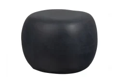 vtwonen Bijzettafel Pebble Betonlook, 50cm* Loungetafels & Bijzettafels|Zwarte Bijzettafel