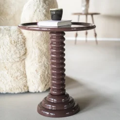By-Boo Bijzettafel Basco 47cm, kleur* Ronde Bijzettafel