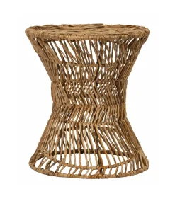 MUST Living Bijzettafel Cala Vadella Abaca, 36cm* Ronde Bijzettafel