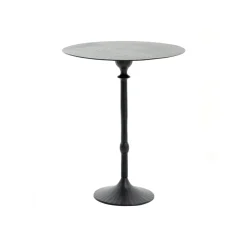 Light & Living Bijzettafel Janna kleur* Zwarte Bijzettafel|Ronde Bijzettafel