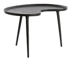 Light & Living Bijzettafel Lienz 67 x 49cm* Zwarte Bijzettafel