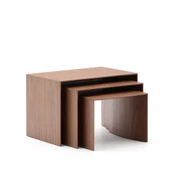 Kave Home Bijzettafel Litto Set van 3 stuks* Bijzettafels Set