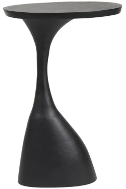 Light & Living Bijzettafel Macau 61cm hoog* Zwarte Bijzettafel