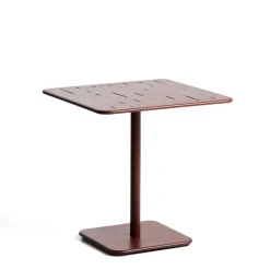 Kave Home Bistrotafel Brai Staal, 70 x 70cm, kleur Donker* Eettafels Voor In Je Tuin