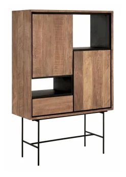 DTP Home Boekenkast Metropole Teakhout, 150 x 100cm* Boekenkasten|Opbergkasten