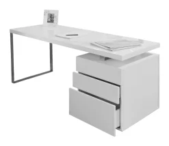 Artistiq Living Bureau Pamela Met 3 laden, kleur Hoogglans* Bureaus
