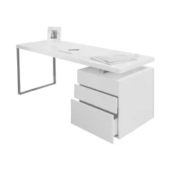 Artistiq Living Bureau Pamela Met 3 laden, kleur Hoogglans* Bureaus