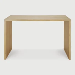 Ethnicraft Bureau U Gevernist Eikenhout, kleur Naturel* Bureaus