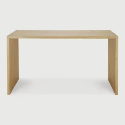 Ethnicraft Bureau U Gevernist Eikenhout, kleur Naturel* Bureaus
