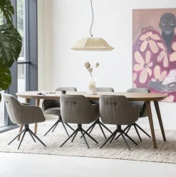 Eleonora Deens Ovale Eettafel Elijah Eiken, kleur* Ovale Eettafel