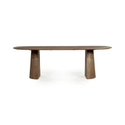 Eleonora Deens Ovale Eettafel Lune Mangohout, kleur Bruin* Ovale Eettafel