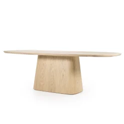 Eleonora Deens Ovale Eettafel Nola Eikenhout* Ovale Eettafel