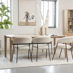 Eleonora Deens Ovale Eettafel Selbu Eiken* Ovale Eettafel