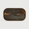 Ethnicraft Dienblad Linear Flow 42 x 24cm, kleur Brons* Keukengerei