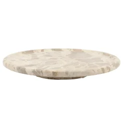 By-Boo Dienblad Lazy Suzy Marmer, 40cm* Overige Decoratie