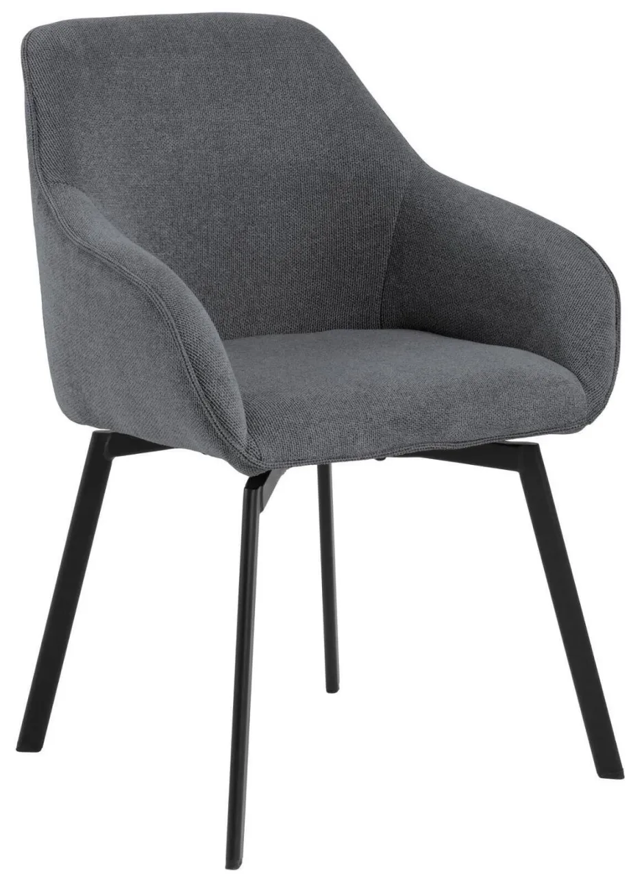 Bendt Draaibare Eetkamerstoel Aisling Chenille* Chenille Eetkamerstoelen|Beige Eetkamerstoelen
