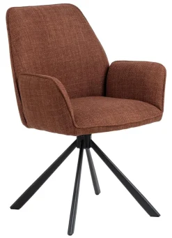 Bendt Draaibare Eetkamerstoel Dantrell* Beige Eetkamerstoelen|Draaibare Eetkamerstoelen