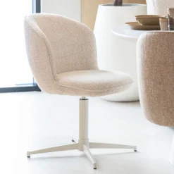 Eleonora Draaibare Eetkamerstoel Molly* Eetkamerstoelen Zonder Armleuning|Draaibare Eetkamerstoelen